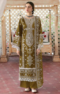 MAHNUR | DHANAK 3 PC FULL HEAVY EMB SUIT WITH HEAVY EMB SHAWL FOR WINTER 2027