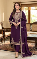 MARIA.B | DHANAK 3 PC FULL HEAVY EMB SUIT WITH HEAVY EMB SHAWL FOR WINTER 2027