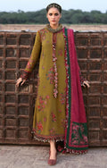 HUSSAIN REHAR | DHANAK 3 PC FULL HEAVY EMB SUIT WITH HEAVY EMB SHAWL FOR WINTER 2027