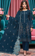 MARIA.B | DHANAK 3 PC FULL HEAVY EMB SUIT WITH HEAVY EMB SHAWL FOR WINTER 2027