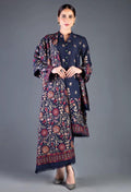 BAREEZE | DHANAK 3 PC FULL HEAVY EMB SUIT WITH HEAVY EMB SHAWL FOR WINTER 2027
