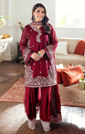 AZURE | DHANAK 3 PC FULL HEAVY EMB SUIT WITH HEAVY EMB SHAWL FOR WINTER 2027