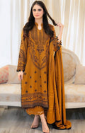 NAKOOSH | DHANAK 3 PC FULL HEAVY EMB SUIT WITH HEAVY EMB SHAWL FOR WINTER 2027