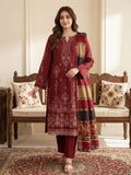 MARIA.B | DHANAK 3 PC FULL HEAVY EMB SUIT WITH HEAVY EMB SHAWL FOR WINTER 2027
