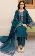 MARIA.B | DHANAK 3 PC FULL HEAVY EMB SUIT WITH HEAVY EMB SHAWL FOR WINTER 2027