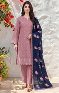 ZAINAB CHOTTANI | DHANAK 3 PC FULL HEAVY EMB SUIT WITH HEAVY EMB SHAWL FOR WINTER 2027